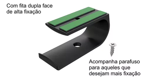 Suporte Headset Gamer de Parede Preto - Imagem 3
