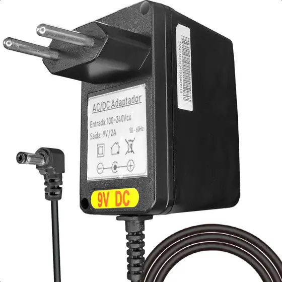 Fonte 9V BIV, DEC/CM PINO RED