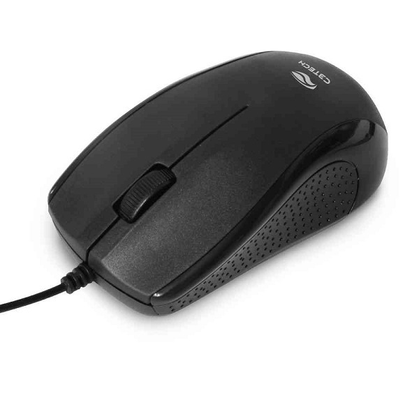 Mouse USB 1000DPI, C3TECH MS-26BK Preto Cabo 2M