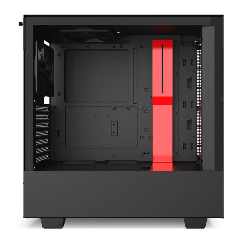 Gabinete NZXT H510 Preto/Vermelho, CA-H510B-BR - miniatura 2