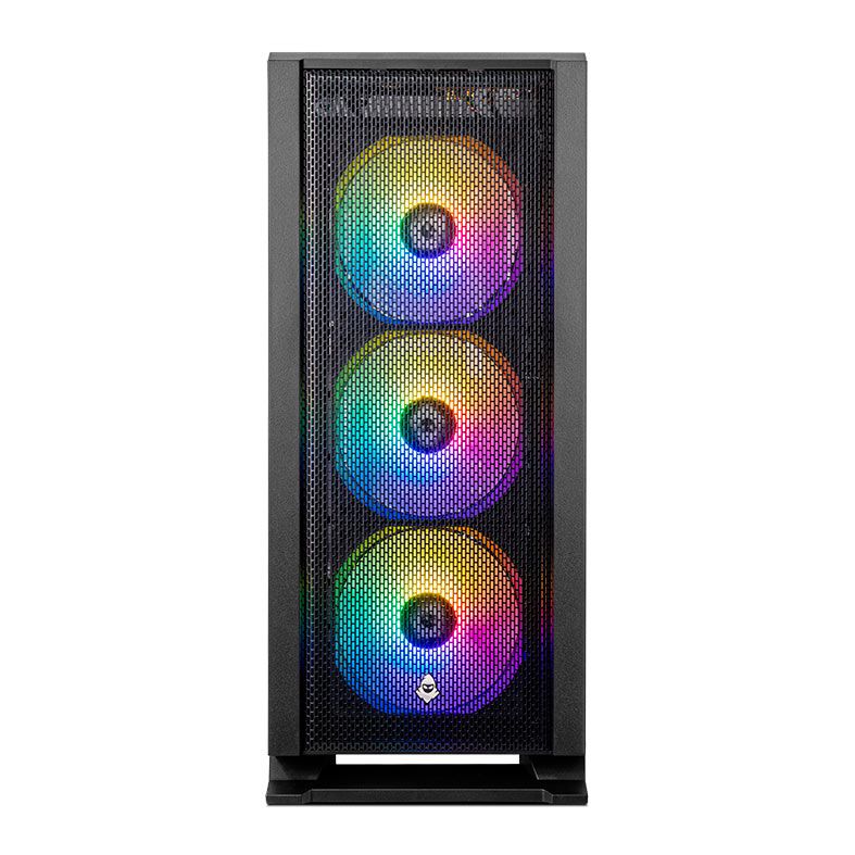 Gabinete Gamer Mancer Narok, RGB, Mid-Tower, Lateral de Vidro, Com 3 Fans, Preto, MCR-NRK-RGB01 - miniatura 3