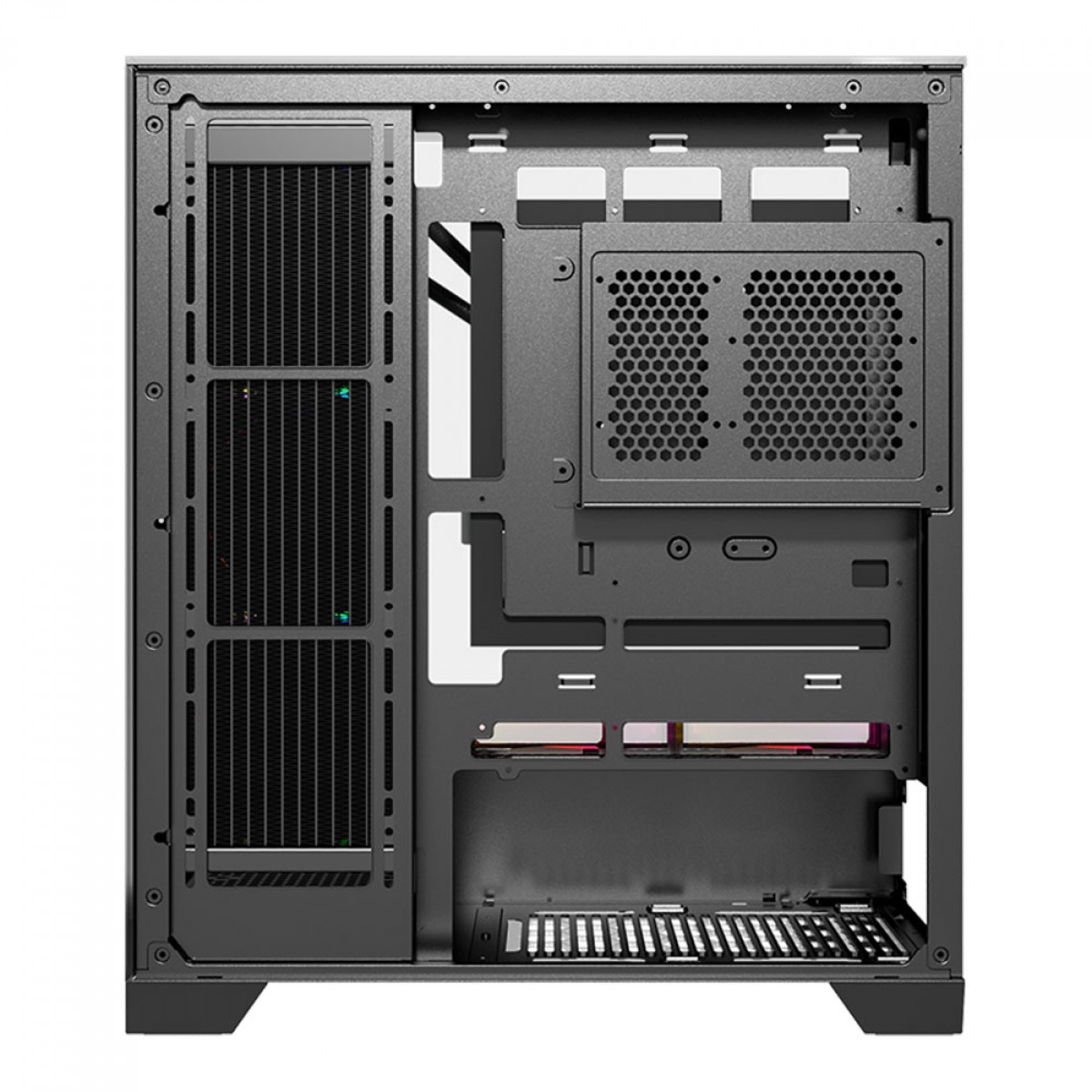 Gabinete Gamer Liketec Empire Dark, Mid Tower, Vidro Temperado, ATX, Sem Fonte, Sem Fans, Preto - miniatura 7