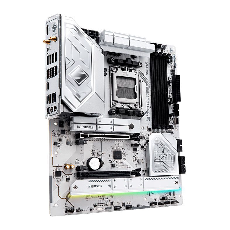 Placa Mae AsRock X870 Steel Legend WiFi, DDR5, Socket AMD AM5, ATX, Chipset AMD X870, X870-STEEL-LEGEND-WIFI - miniatura 5