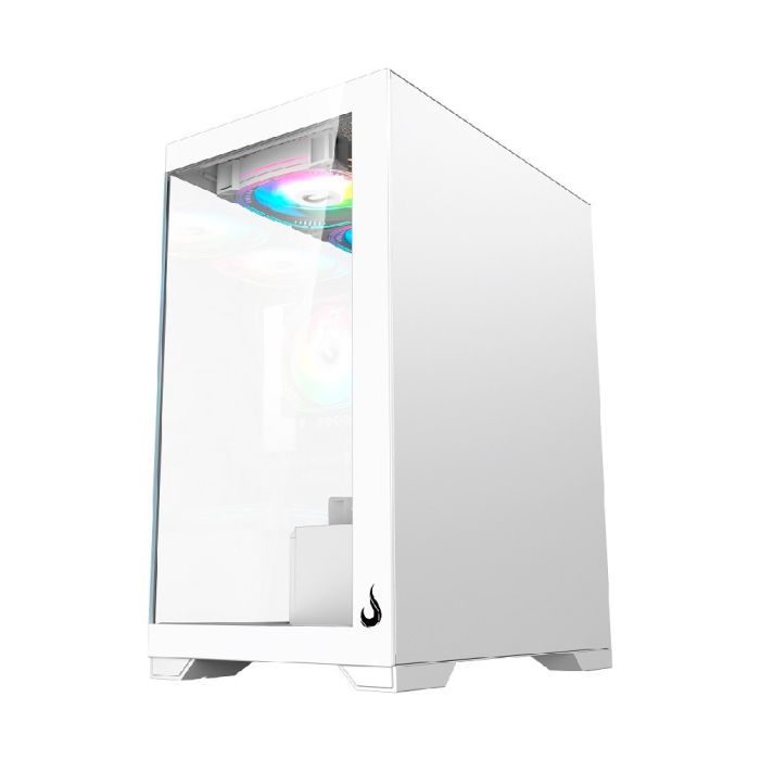 Gabinete Gamer Rise Mode Crystal Glass Mid Tower Vidro Temperado USB 3.0 S/ Fans - RM-CA-CY-01-FW - miniatura 3