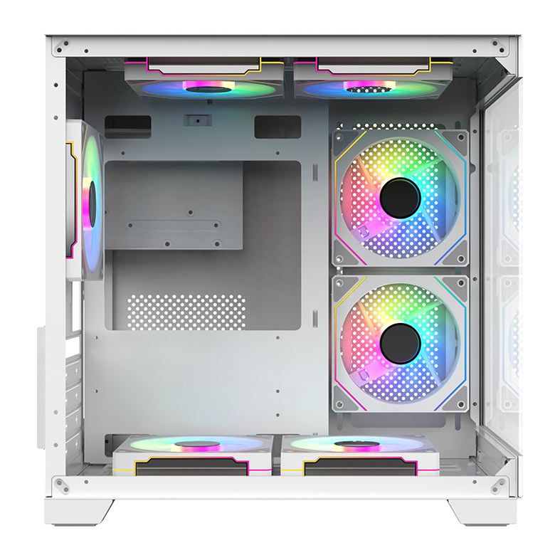 Gabinete Gamer Acegeek Vacancy L375, Mid-Tower, Lateral de Vidro, Branco, AG-VACANCY-L375-WH - miniatura 3