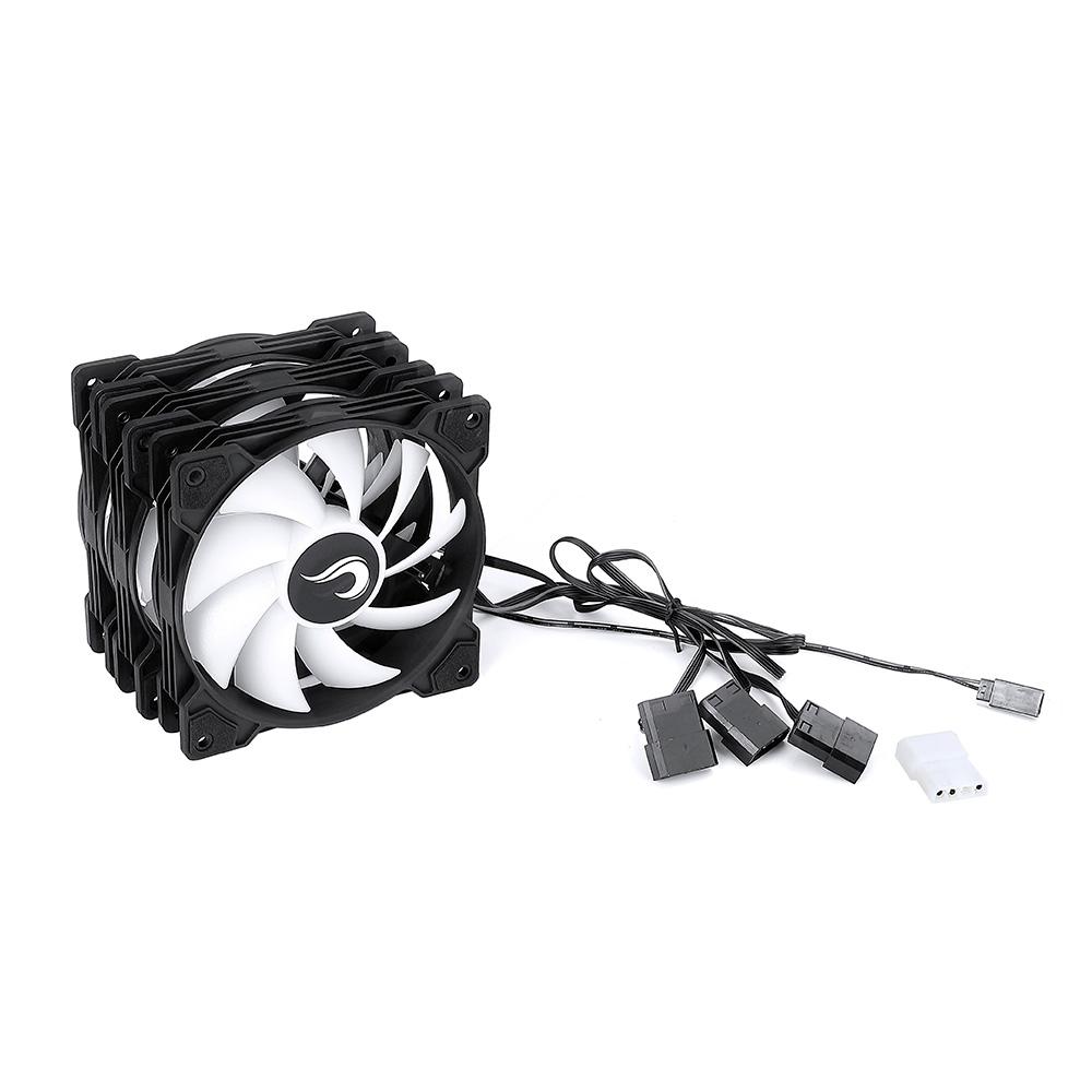 Kit Cooler Gabinete Rise Mode X Led C/ 3x Fans 120mm 1200 RPM ARGB - RM-XLD-01-ARGB - miniatura 5