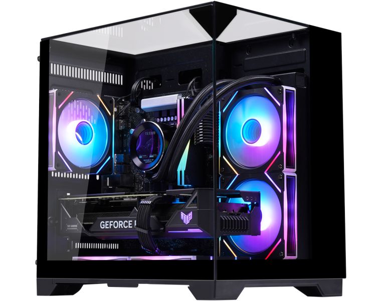 Gabinete Gamer AQUÁRIO VISÃO INFINITA CG-K3D3 MICRO ATX - foto 1