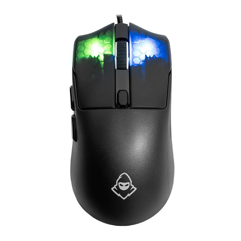Mouse Gamer Mancer Draxor, RGB, 7200DPI, 6 Botoes, Preto, MCR-DXR-RGB01 - foto 1