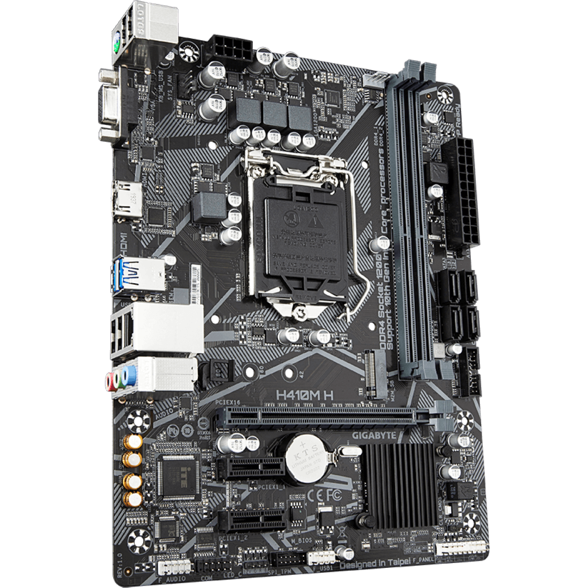 PLACA MAE H410M - SEMI NOVA 30 DIAS DE GARANTIA - miniatura 2