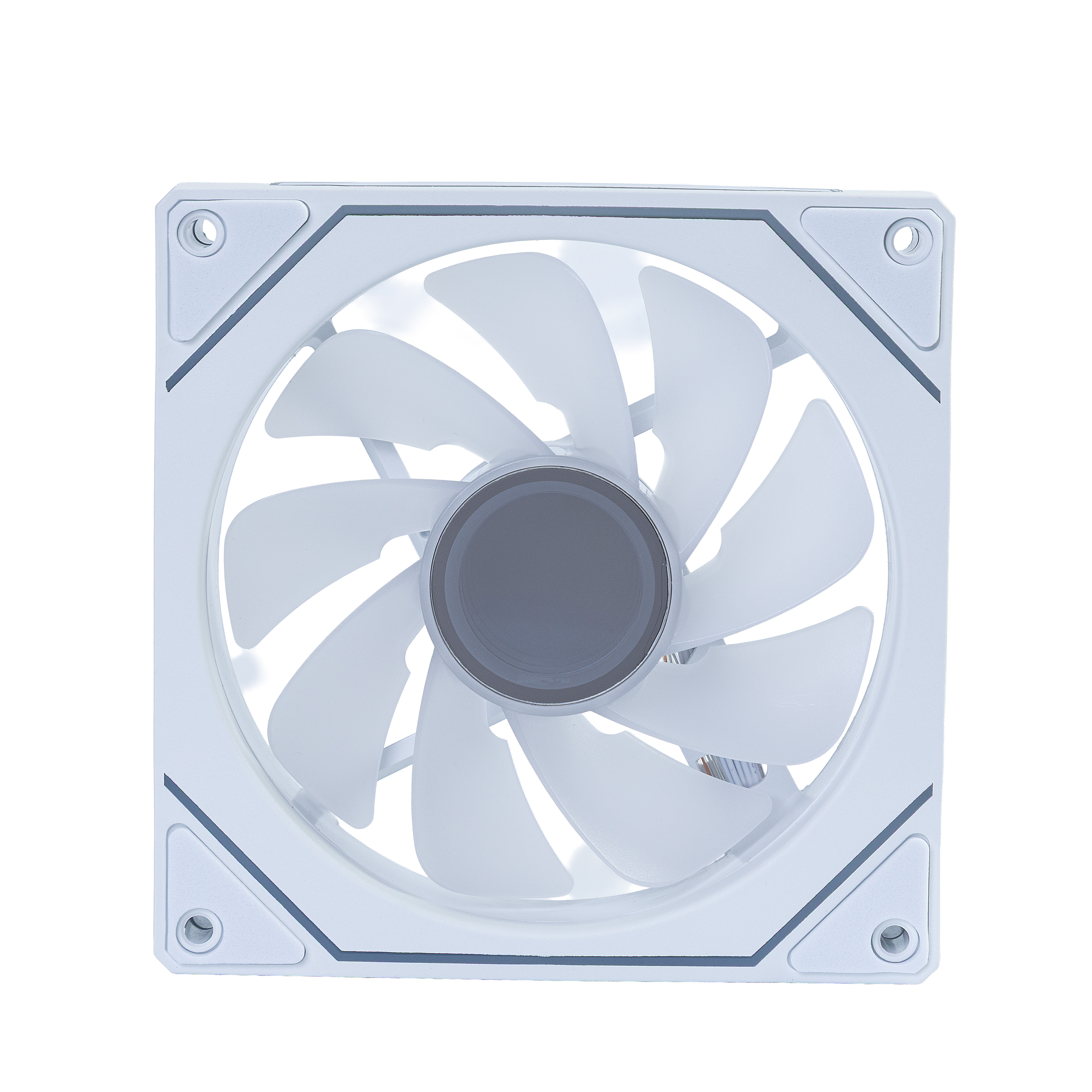 FAN ROUND5 AURORA REVERSE PWM ARGB 120MM WHITE BOX - miniatura 3