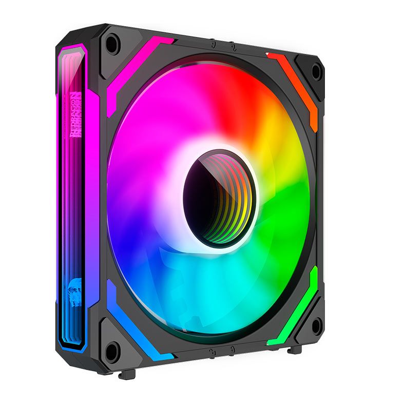 Kit Ventoinhas Redragon Infinity Mirror, ARGB, 3x120mm, Preto, GC-F012 - miniatura 2