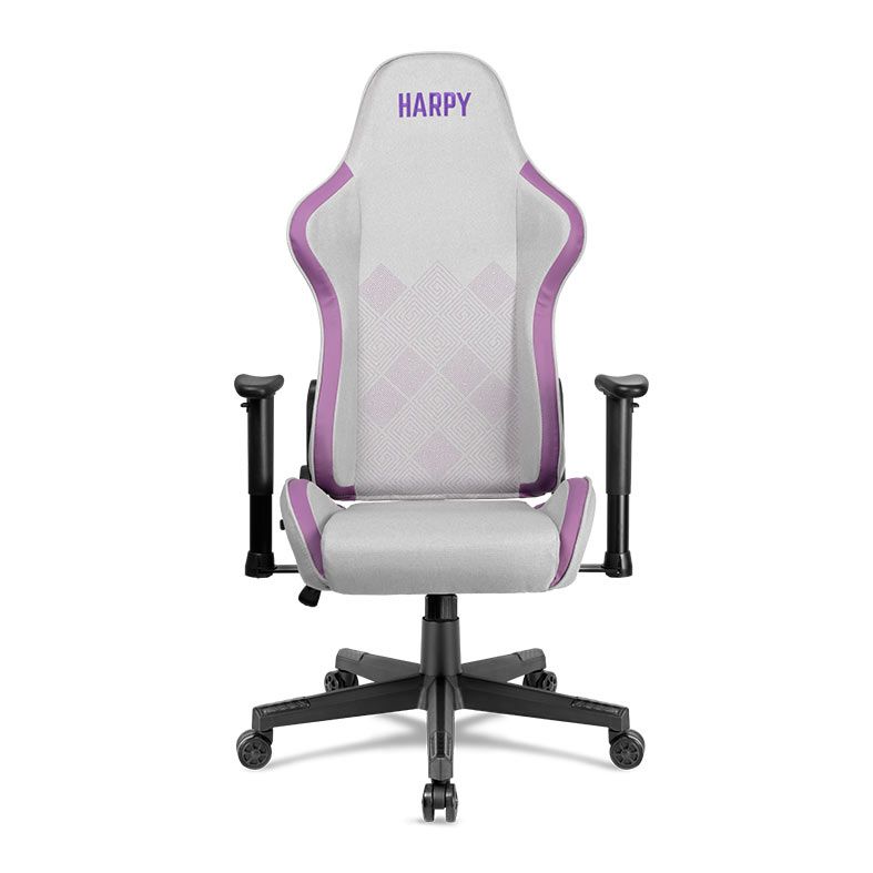 Cadeira Gamer Mancer Harpy SL, Branco e Roxo, MCR-HRPSL-WTPRP - miniatura 3