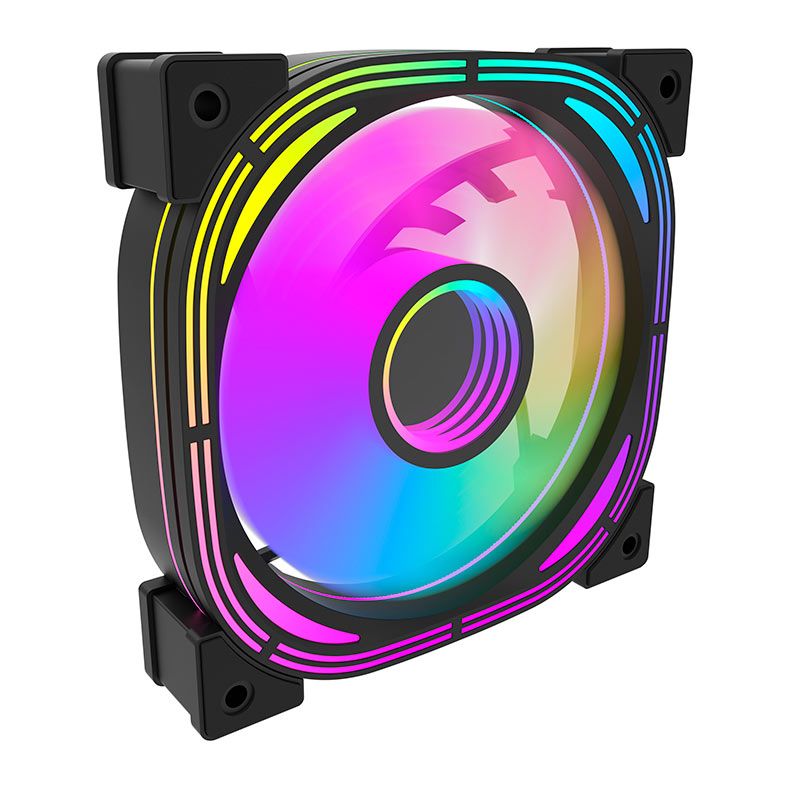Kit 5 Ventoinhas Aigo Darkflash Infinity 24 Pro, ARGB, 5x120mm, Preto, INF24PRO5IN1BK - miniatura 2