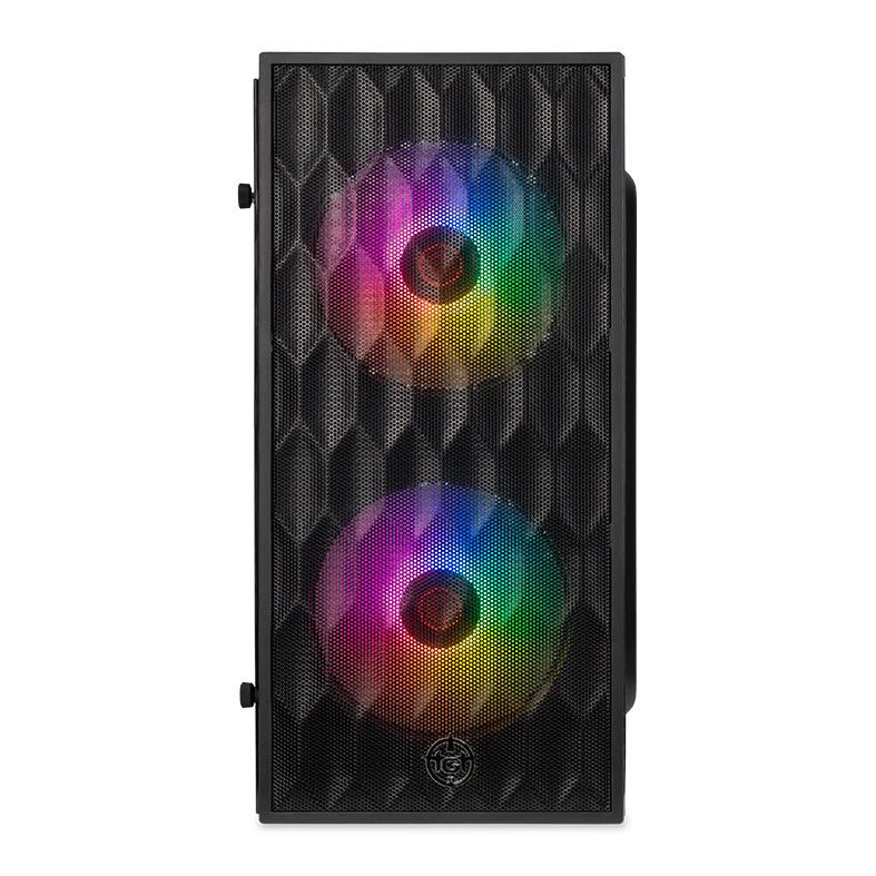 Gabinete Gamer TGT Jester V2, Rainbow, Mini-Tower, Lateral de Acrilico, Com 2 Fans, Preto, TGT-JSRV2 - miniatura 2