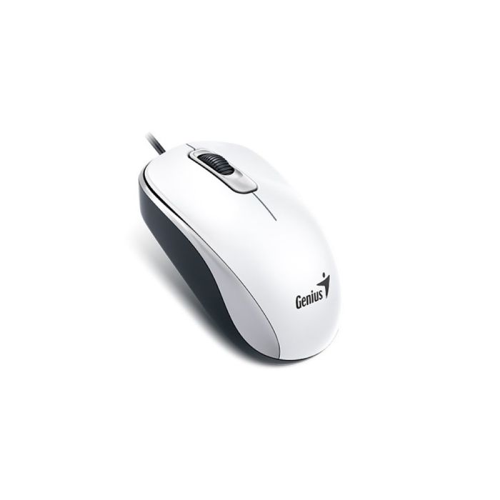 Mouse Genius DX-110 C/Fio Branco - 31010116102 - miniatura 2