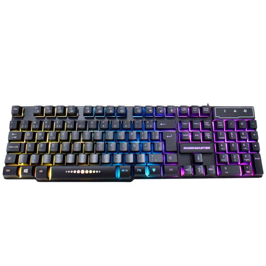 KIT GAMER FX-X2218 TECLADO + MOUSE LED + MOUSE PAD - KMEX - miniatura 4