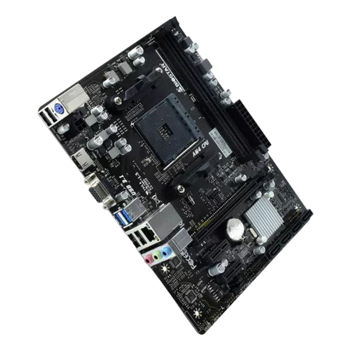 Placa Mãe Biostar A320MH 2.0, Chipset A320, AMD AM4, mATX, DDR4 - miniatura 2