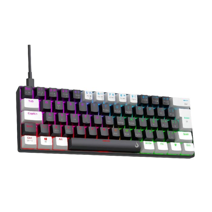 Teclado Mecânico Gamer Rise Mode Nova 01 Switch Rise Core RGB C/ Fio ABNT2 Preto - RM-TCM-NV01-B - miniatura 2