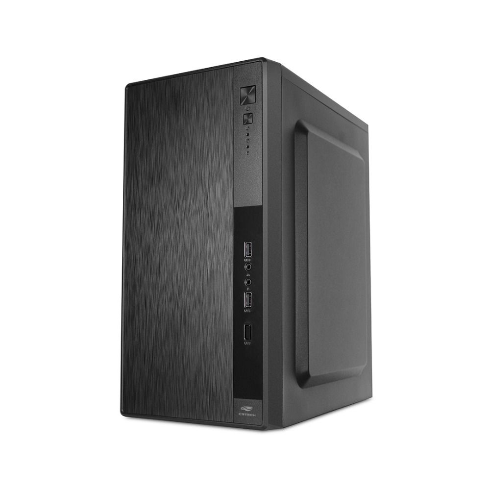 Gabinete Office C3Tech Mini Tower USB 2.0 S/ Fans Preto - foto 1