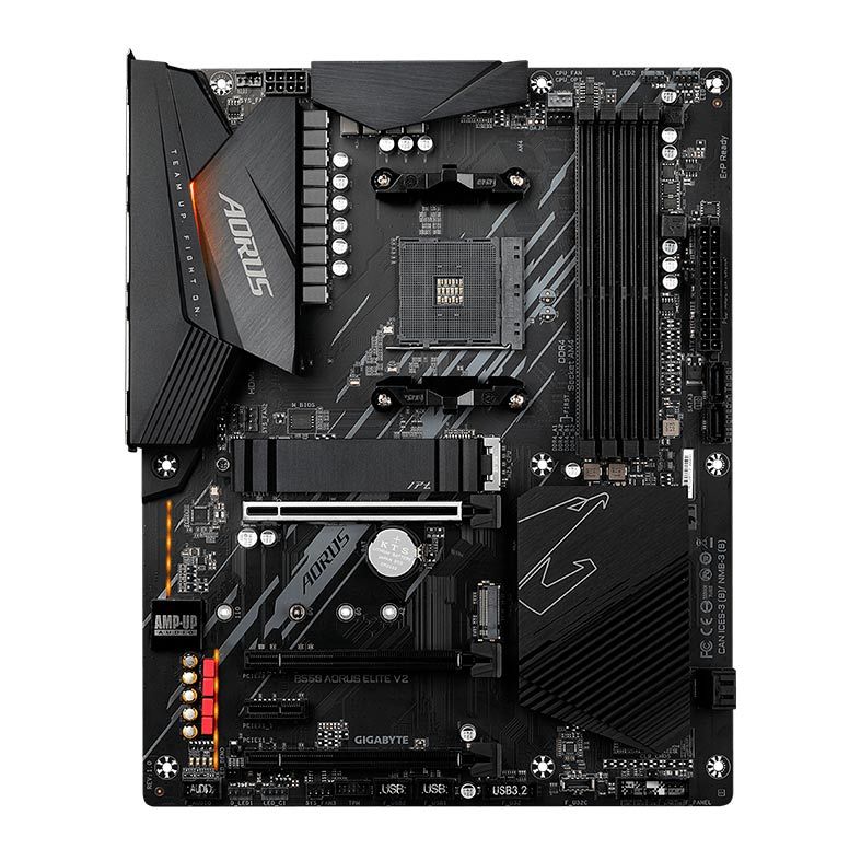 Placa Mae Gigabyte B550 Aorus Elite V2 DDR4 Socket AM4 Chipset AMD B550 - foto 1