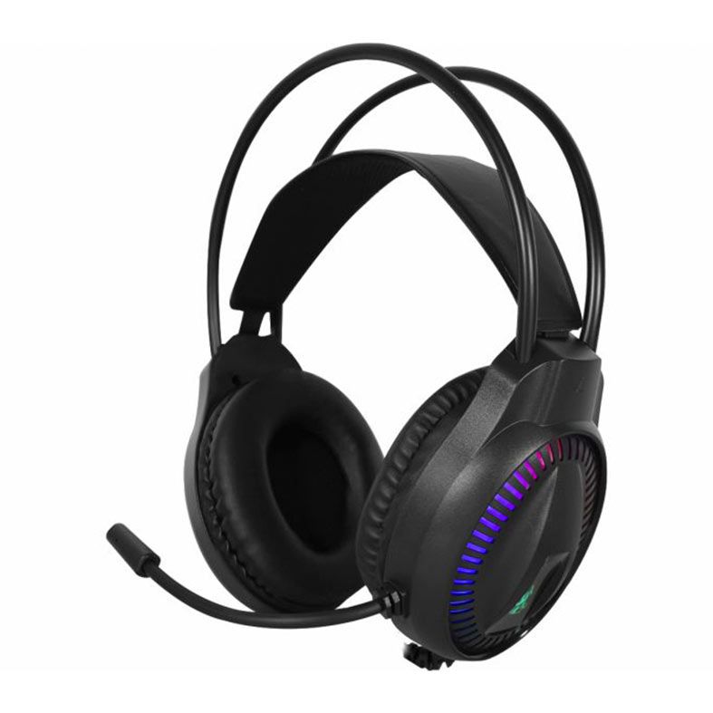 HEADSET GAMER KMEX AR89 SURROUND 7.1 CONEXAO VIA USB LED - miniatura 3
