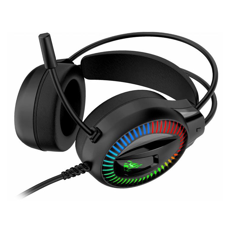 HEADSET GAMER KMEX AR89 SURROUND 7.1 CONEXAO VIA USB LED - miniatura 2
