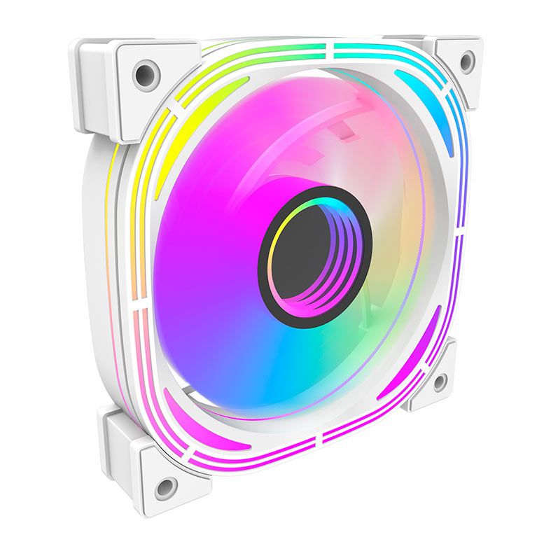 Kit 5 Ventoinhas Aigo Darkflash Infinity 24 Pro, ARGB, 5x120mm, Branco, INF24PRO5IN1WH - miniatura 2