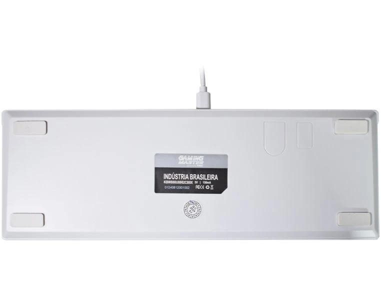 TECLADO KMEX MECANICO GAMER SPECTRAFURY BRANCO KBW8 RBG - miniatura 4