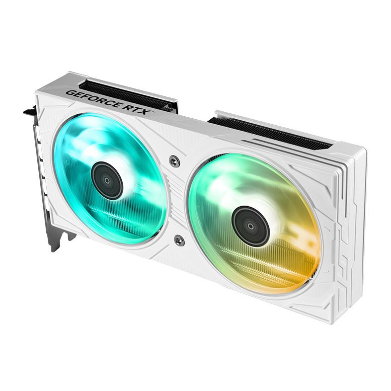 Placa de Video Galax GeForce RTX 5060 EX 1-Click OC White, 8GB, GDDR7, 128-bit, 56NSN8MDDBBS - miniatura 3