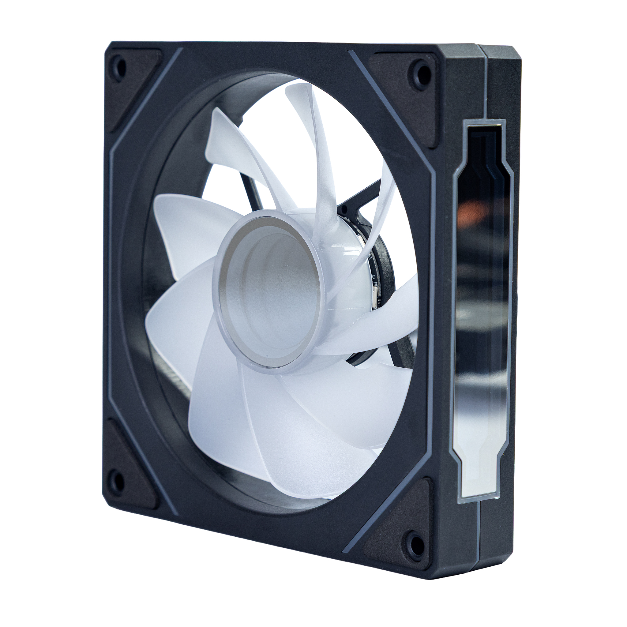FAN ROUND5 AURORA REVERSE PWM ARGB 120MM BLACK - BOX - miniatura 3