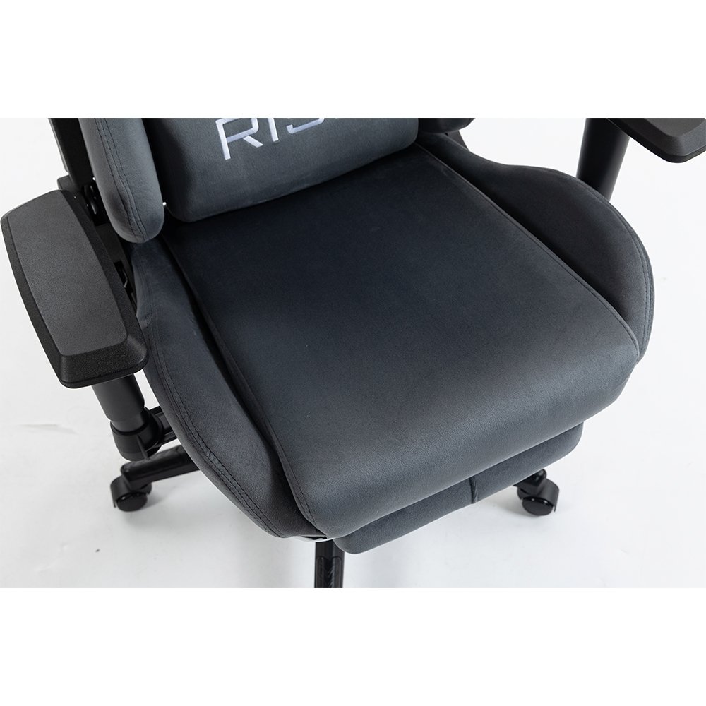 Cadeira Gamer Rise Mode X02, Ângulo Ajustável, Braço 2D, Apoio Para os Pés Retrátil, Cinza Fabric - RM-CG-X02-GR-FBC - miniatura 4