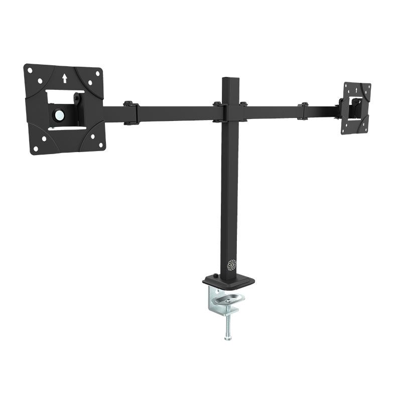 Suporte Articulado Para 2 Monitores Zinnia TMS 180, 17 Pol. a 32 Pol., Preto, ZNO-TMS180-BL01 - miniatura 4