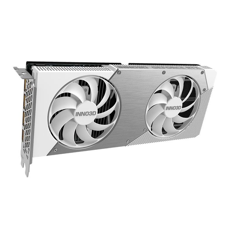 Placa de Video INNO3D GeForce RTX 5060 Twin X2 OC White, 8GB, GDDR7, 128-bit, N50602-08D7X-195070W - foto 1