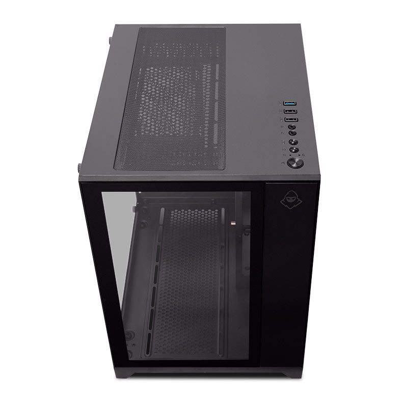 Gabinete Gamer Mancer CV100, Mid-Tower, Lateral De Vidro, Preto, MCR-CV100-BK - miniatura 3