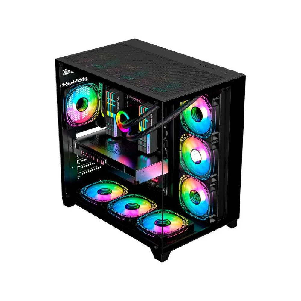 Gabinete Gamer K-mex Ghost Shark, Full Tower, ATX, Sem Cooler - Cg-02j1 - miniatura 5