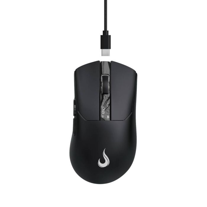 Mouse Gamer Rise Mode Ghost Display 6 Botões Wireless/Bluetooth 12000DPI - RM-MG-GHT-FB - miniatura 3