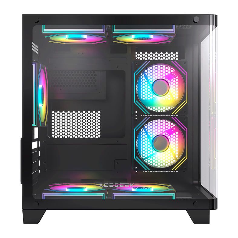 Gabinete Gamer Acegeek Arcane, Mid-Tower, Lateral de Vidro, Preto, AG-ARCANE-BK - miniatura 8