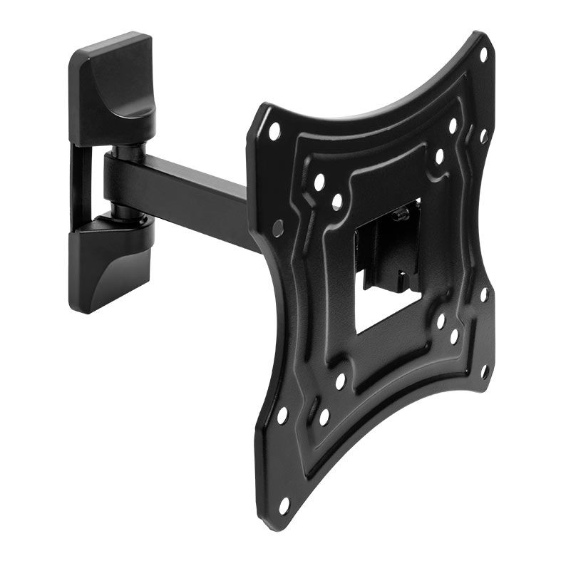 Suporte Articulado Para TV Zinnia Rubra, 14 Pol. a 43 Pol., Preto, ZNO-RBRA-BL01 - foto 1