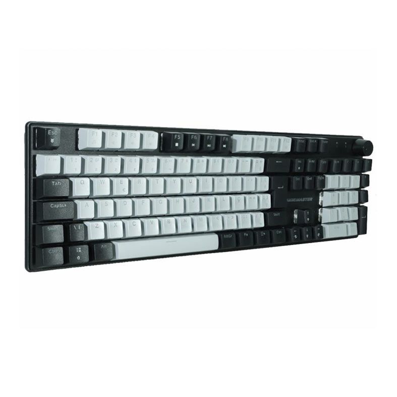 TECLADO K-MEX MECANICO GAMER SHADOWSCOPE KGY528 CINZA E PRETO - miniatura 2