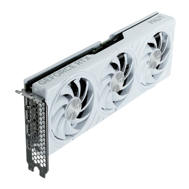 Placa de Video Palit GeForce RTX 5070 White OC, 12GB, GDDR7, 192-bit, NE75070U19K9-GB2050W - miniatura 6