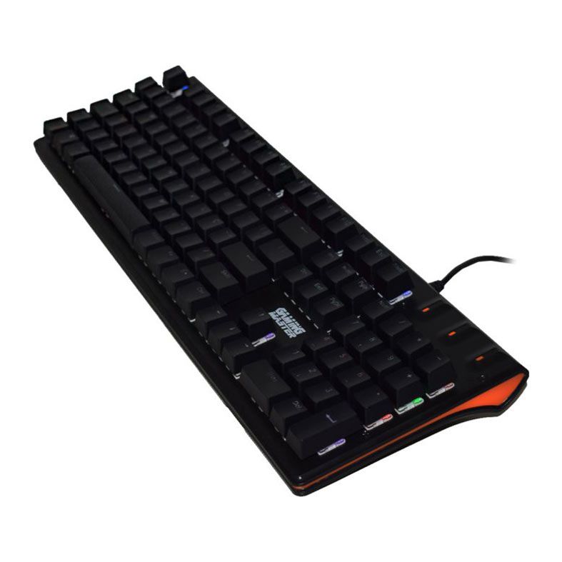 TECLADO K-MEX MECANICO GAMER KG-DB28 DRACARYS KGDB SWITCH BLUE RGB - miniatura 4