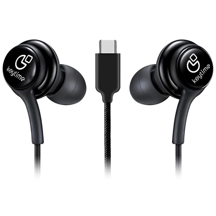 Fone de Ouvido Keytime Soundwave USB Tipo C c/ Mic Preto - foto 1