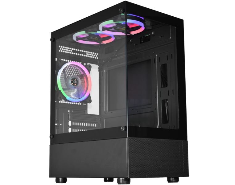 GABINETE GAMER AQUARIO MEDUSA MICRO ATX CG-01TW - foto 1