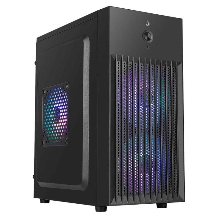 Gabinete Office Rise Mode X1 Mini Tower USB 3.0 S/ Fan Preto - RM-GA-OFX1-FB - foto 1