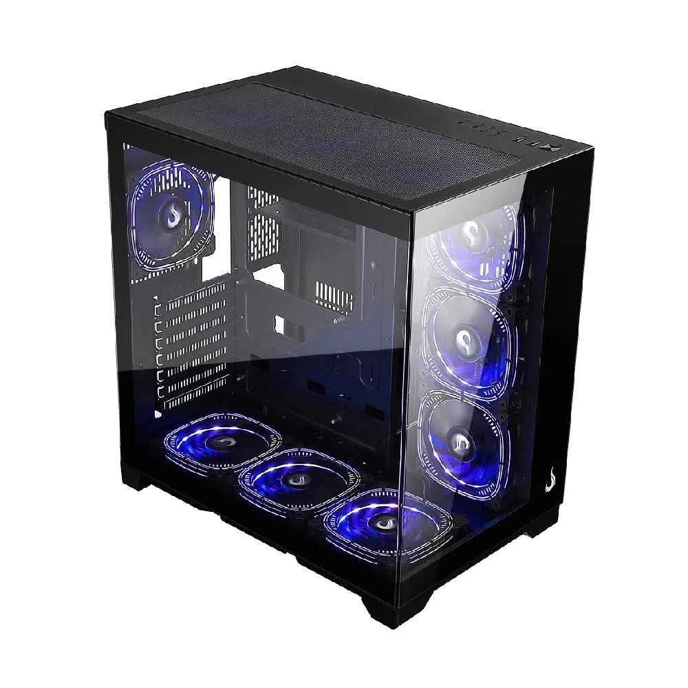 Gabinete Gamer Rise Mode Galaxy Glass Standard V2 Mid Tower Vidro Temperado USB 3.0 S/ Fans Preto - RM-GA-GGST2-FB - miniatura 7