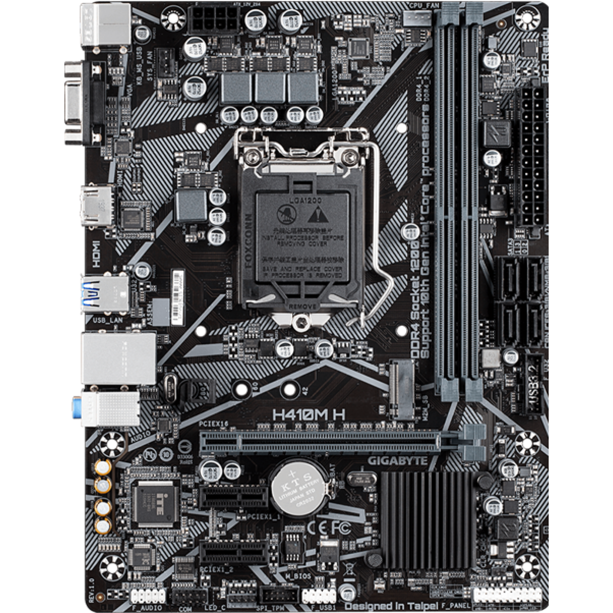 PLACA MAE H410M - SEMI NOVA 30 DIAS DE GARANTIA - miniatura 3