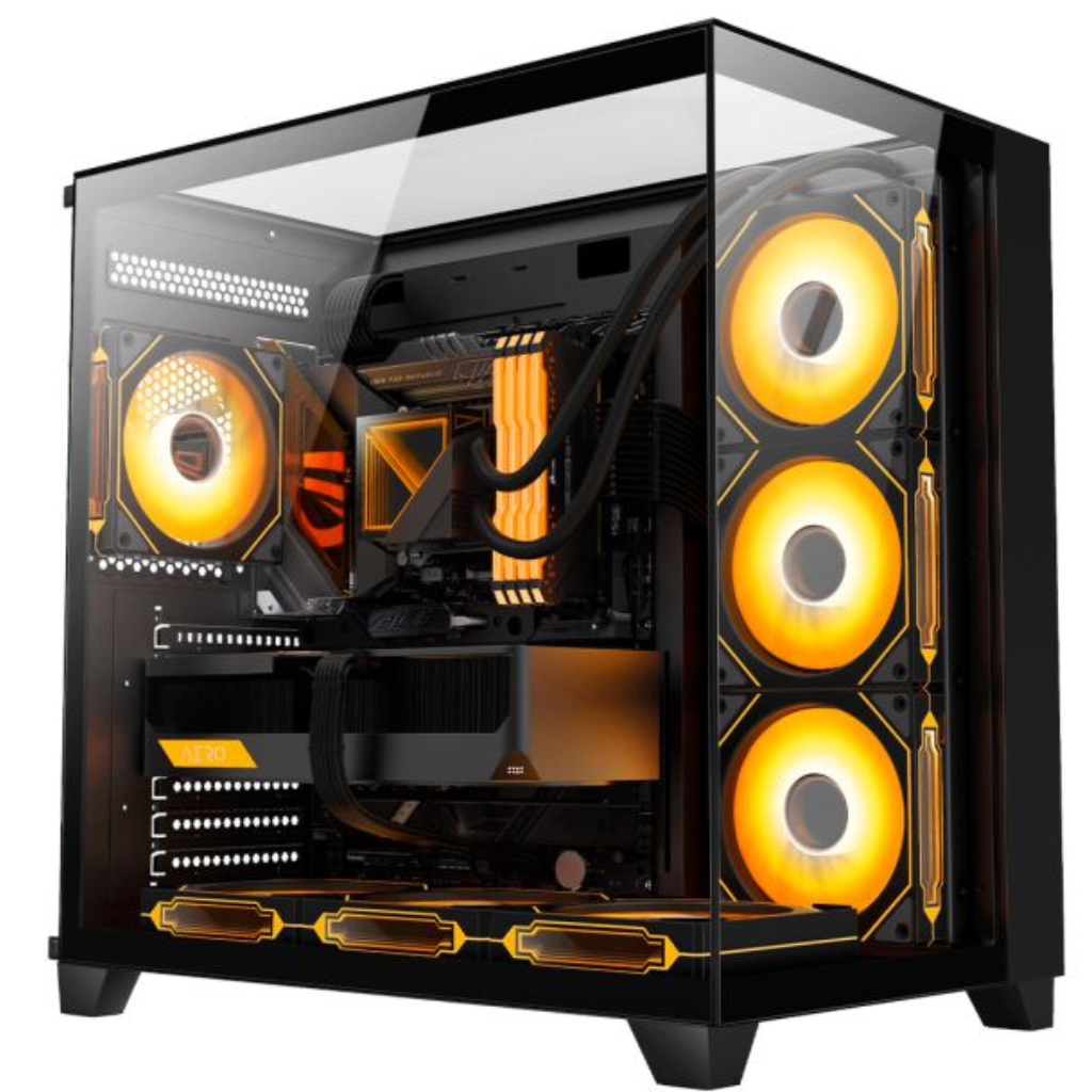 GABINETE GAMER AQUARIO 04J1 ATX TIGER SHARK - KMEX - miniatura 2