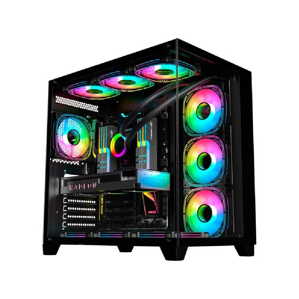 Gabinete Gamer K-mex Ghost Shark, Full Tower, ATX, Sem Cooler - Cg-02j1 - foto 1