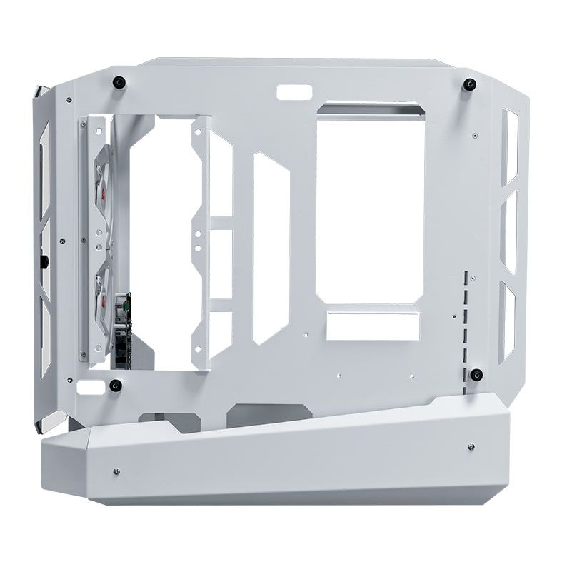 Gabinete Gamer Pichau Odysseus, RGB, Mid-Tower, Lateral de Vidro, Com 3 Fans, Branco, PG-ODY-WH3F - miniatura 3