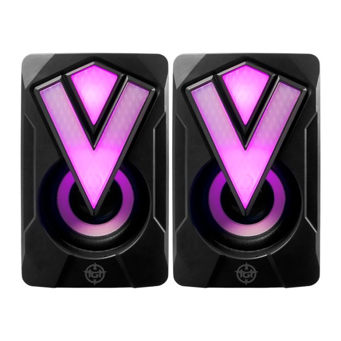 Caixa de Som TGT Spheris, Rainbow, 2x3W RMS, USB, Preto, TGT-SPH-RB01 - miniatura 2